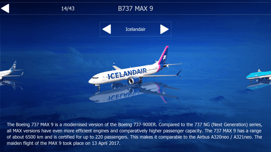 Aerofly FS 4 Global - B737 MAX 9