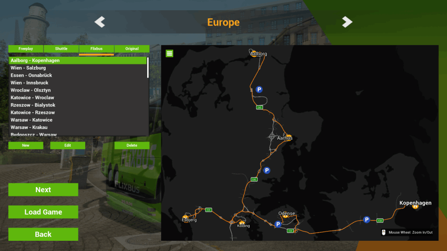 Fernbus Simulator - Menu