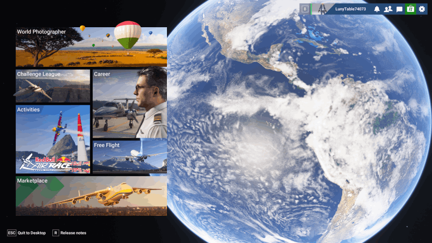 MSFS 2024 - Menu