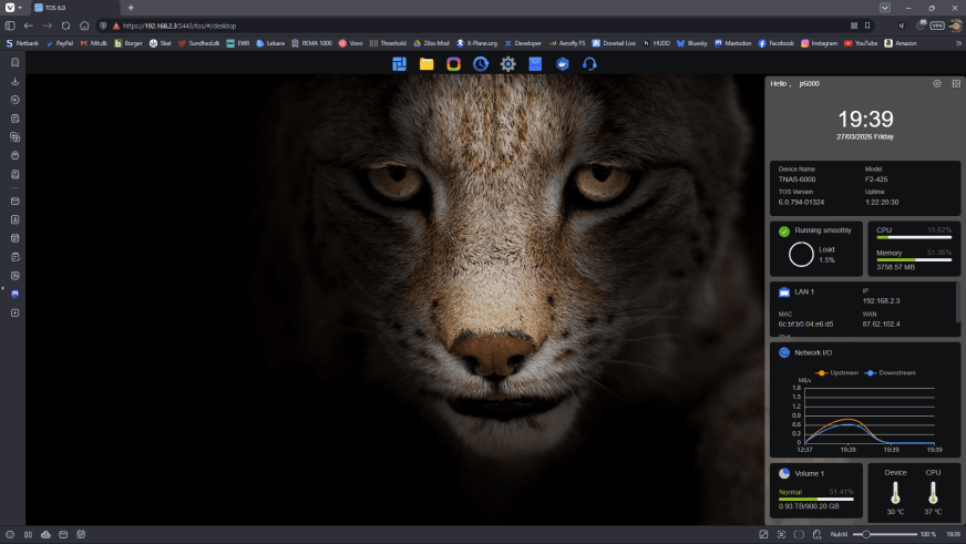 TOS 6 Desktop - System Information