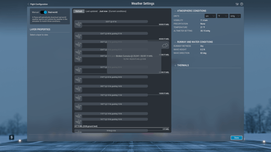X-Plane 12 - Menu